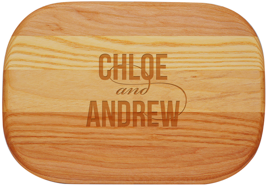 Modern Couple Small 10-inch Bar Board